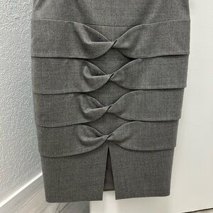 Elegant Gray Women's Skirt